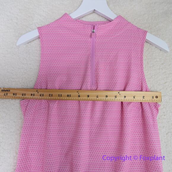 New! Vineyard Vines Sleeveless Golf Dress Pink Cloud forest Geo, size XS - Picture 4 of 16